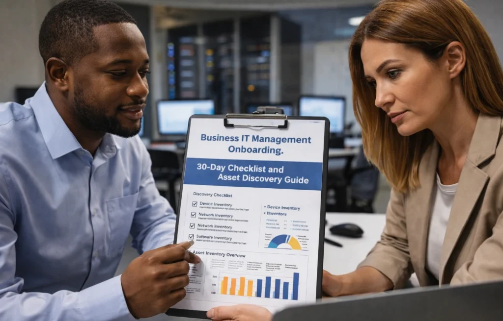 Business IT Management Onboarding - 30-Day Checklist and Asset Discovery Guide