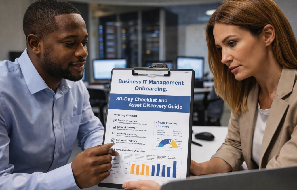 Business IT Management Onboarding – 30-Day Checklist and Asset Discovery Guide